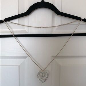 Silver Heart Pendant Necklace